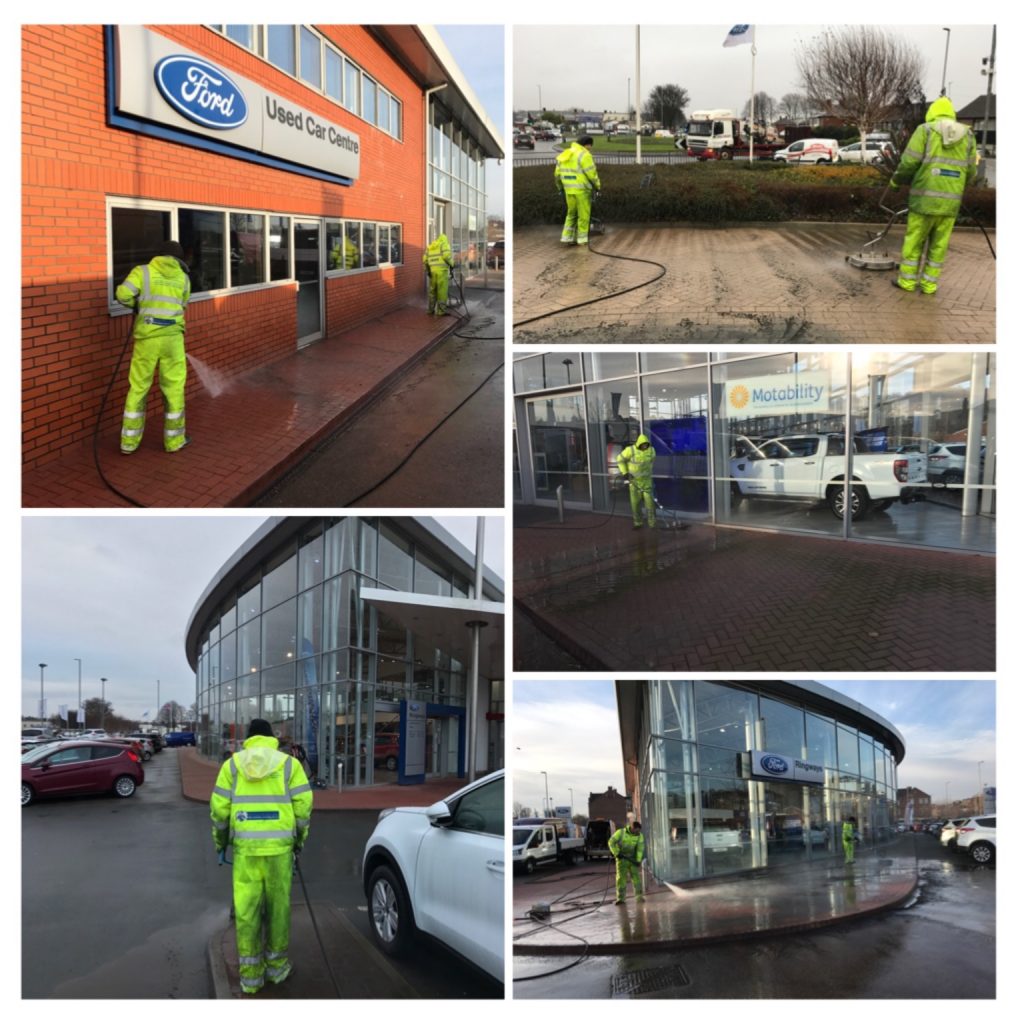 Forecourt-cleaning
