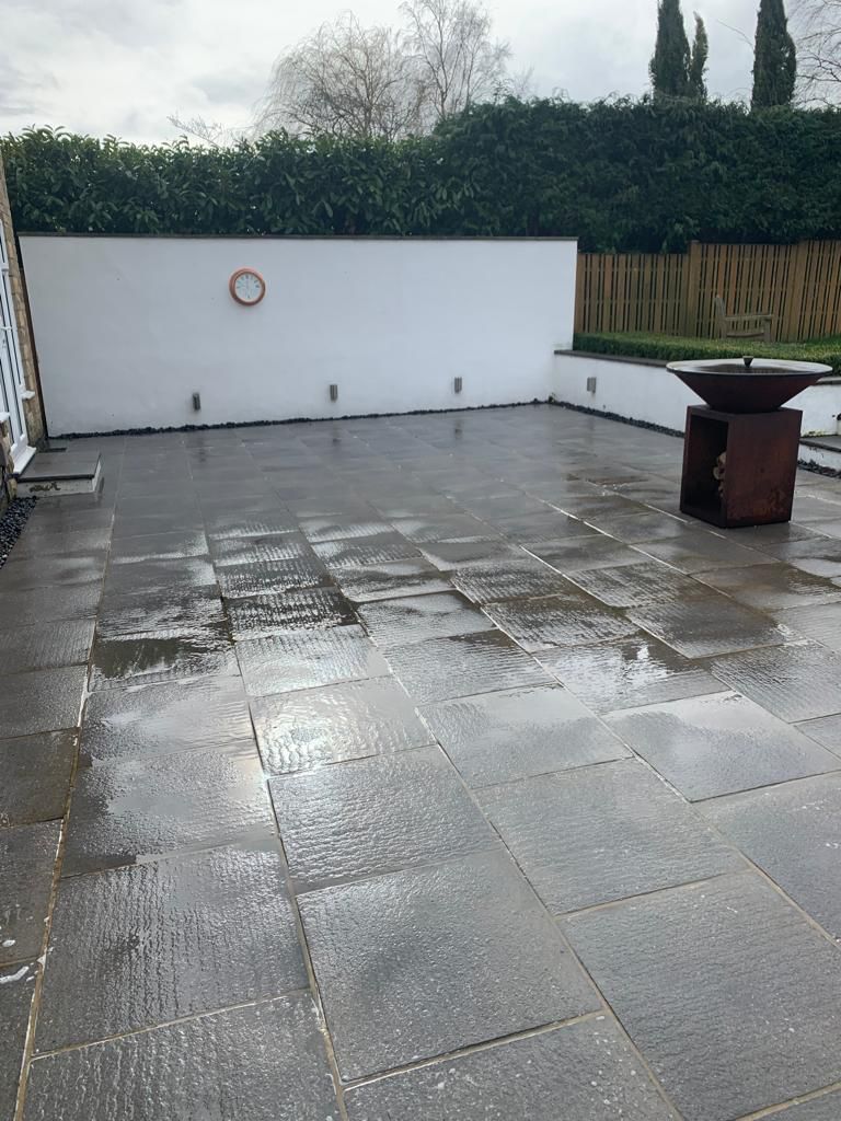 Patio Cleaned and Treated