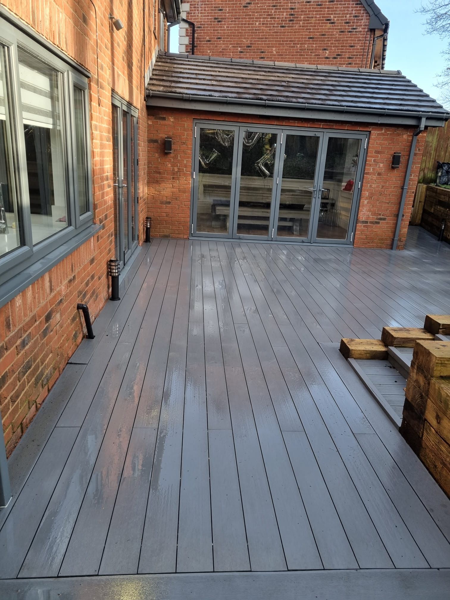 Composite Decking Cleaned