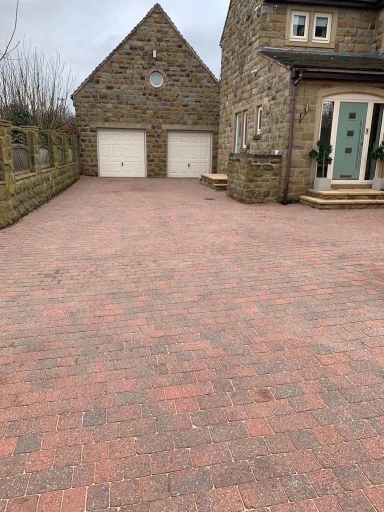 Block Paving Cleaned and Re-Sanded